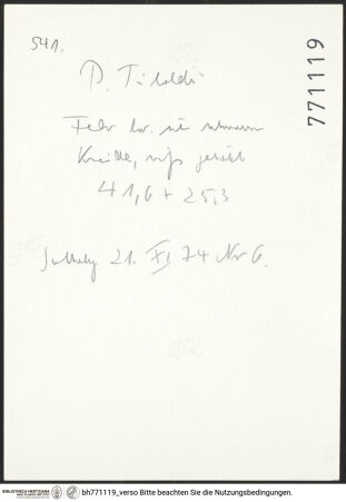 Rückseite von bh771119_recto