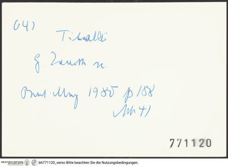 Rückseite von bh771120_recto