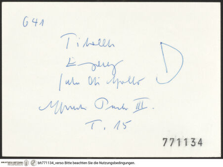 Rückseite von bh771134_recto