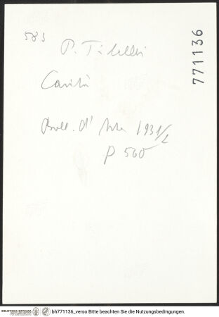 Rückseite von bh771136_recto