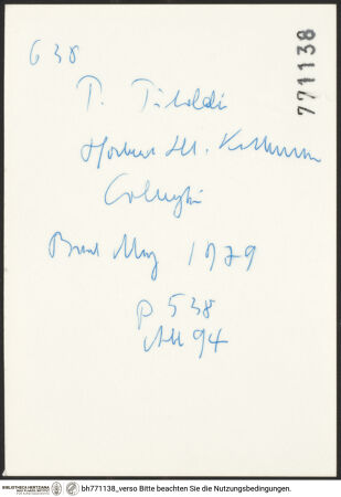 Rückseite von bh771138_recto