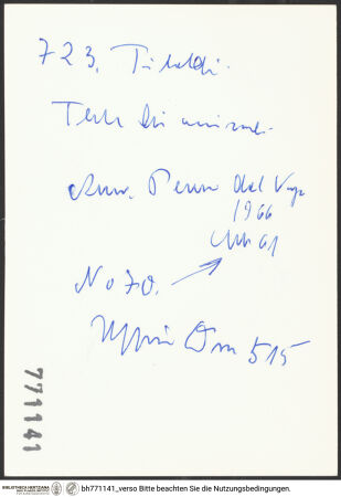 Rückseite von bh771141_recto