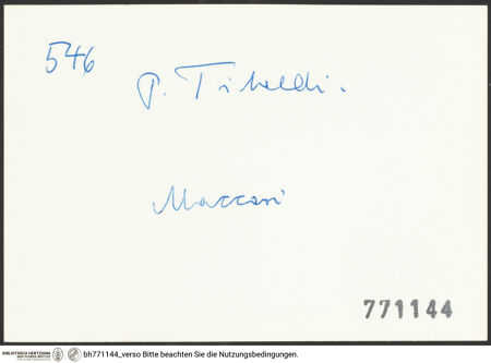 Rückseite von bh771144_recto