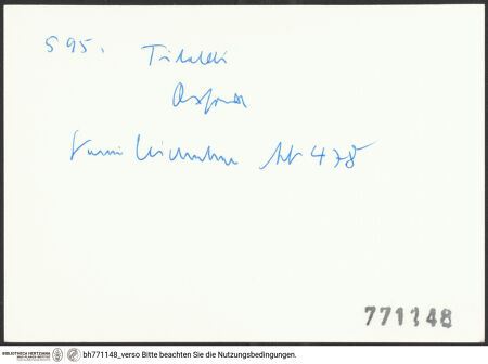 Rückseite von bh771148_recto