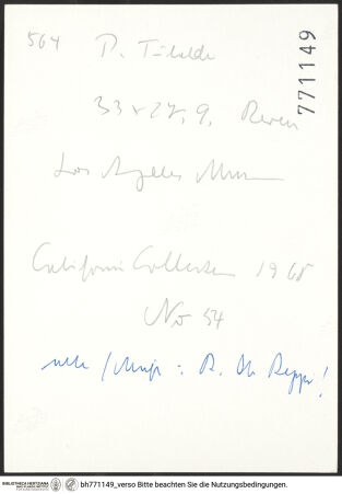 Rückseite von bh771149_recto