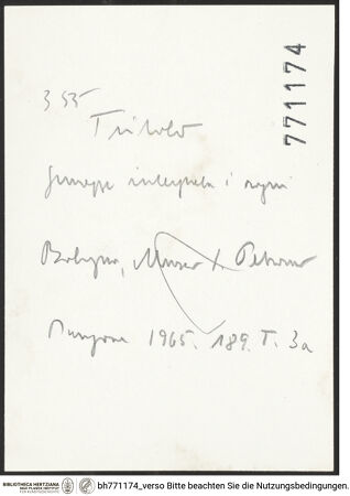 Rückseite von bh771174_recto