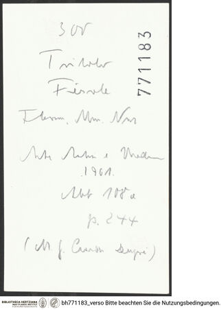 Rückseite von bh771183_recto