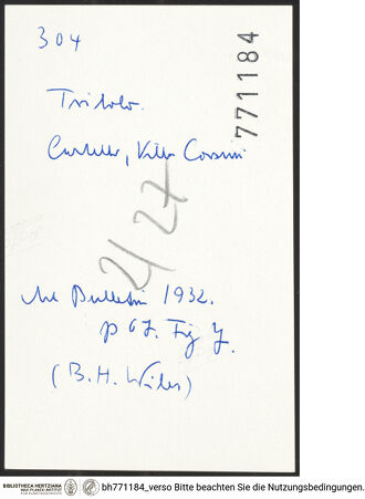 Rückseite von bh771184_recto