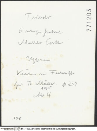 Rückseite von bh771203_recto