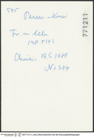 Rückseite von bh771211_recto