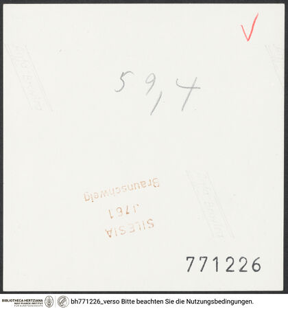 Rückseite von bh771226_recto