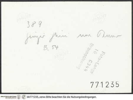 Rückseite von bh771235_recto