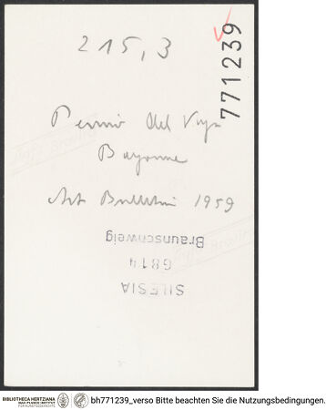 Rückseite von bh771239_recto