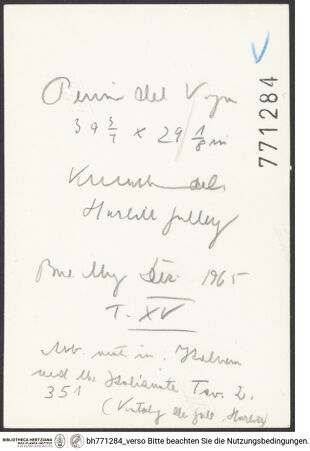 Rückseite von bh771284_recto
