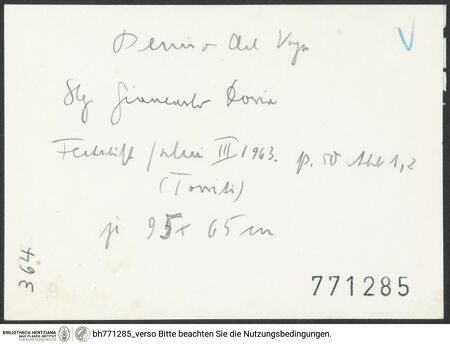 Rückseite von bh771285_recto