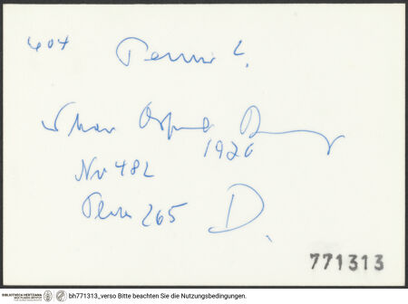 Rückseite von bh771313_recto
