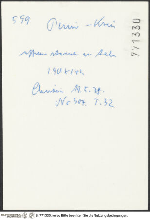 Rückseite von bh771330_recto