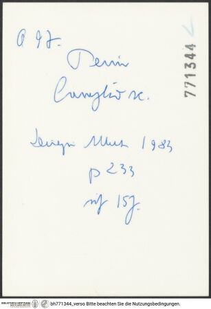 Rückseite von bh771344_recto