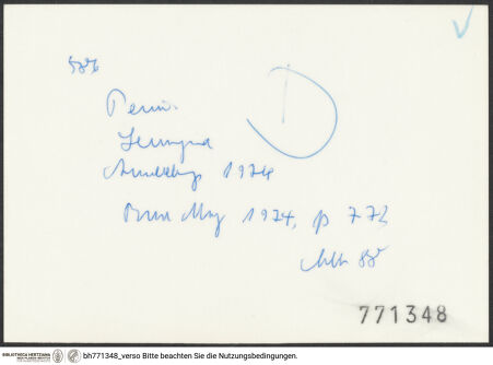 Rückseite von bh771348_recto