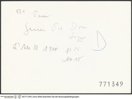 Rückseite von bh771349_recto