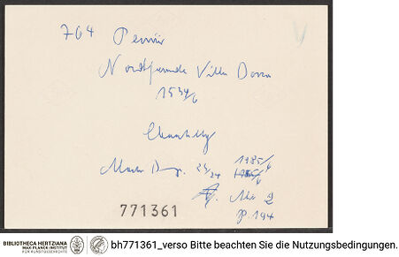 Rückseite von bh771361_recto