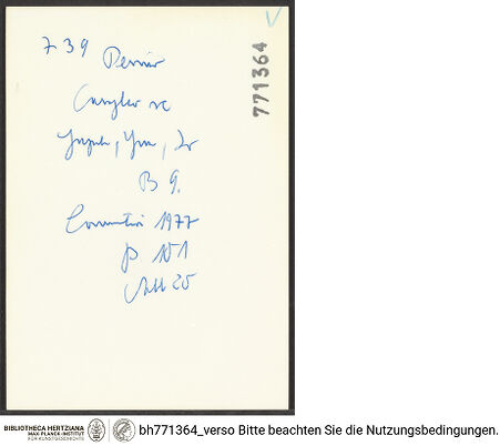 Rückseite von bh771364_recto