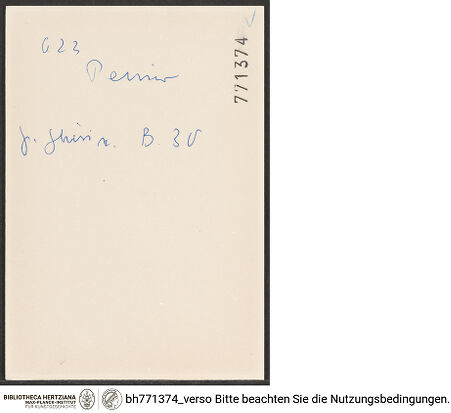 Rückseite von bh771374_recto