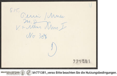 Rückseite von bh771381_recto