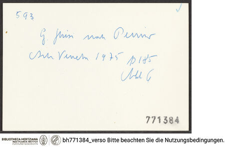 Rückseite von bh771384_recto