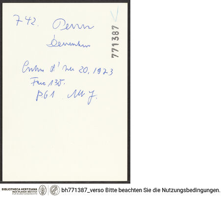 Rückseite von bh771387_recto