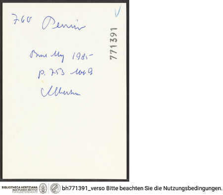 Rückseite von bh771391_recto