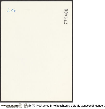 Rückseite von bh771400_recto