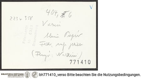 Rückseite von bh771410_recto