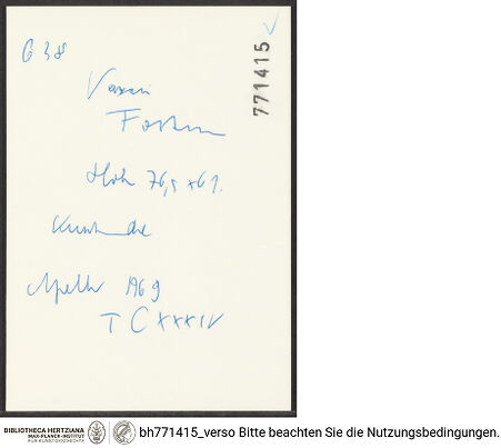Rückseite von bh771415_recto
