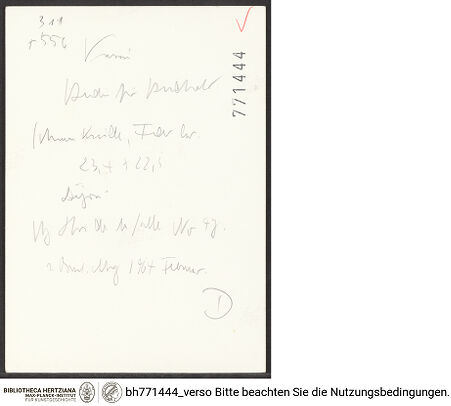 Rückseite von bh771444_recto