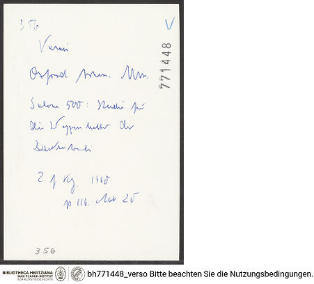 Rückseite von bh771448_recto