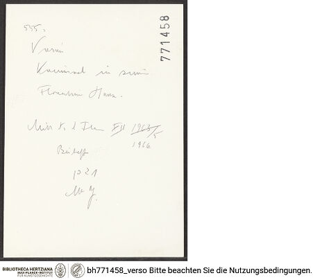 Rückseite von bh771458_recto