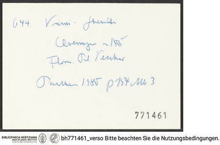 Rückseite von bh771461_recto