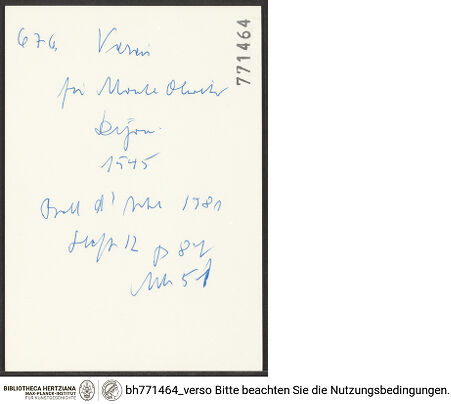 Rückseite von bh771464_recto