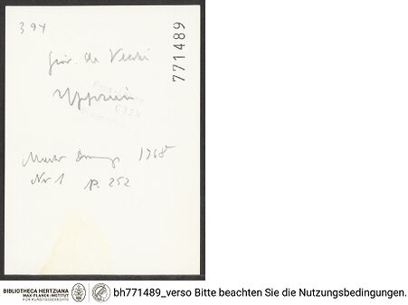 Rückseite von bh771489_recto