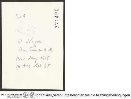 Rückseite von bh771490_recto