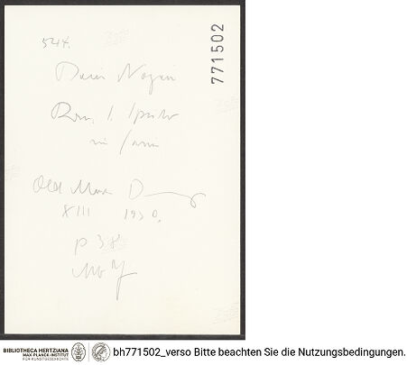 Rückseite von bh771502_recto