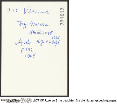 Rückseite von bh771517_recto