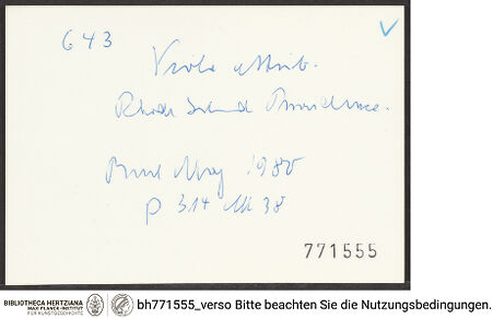 Rückseite von bh771555_recto