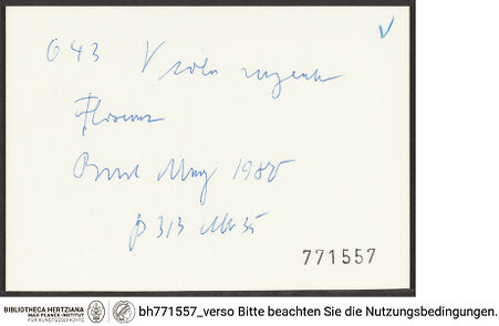 Rückseite von bh771557_recto