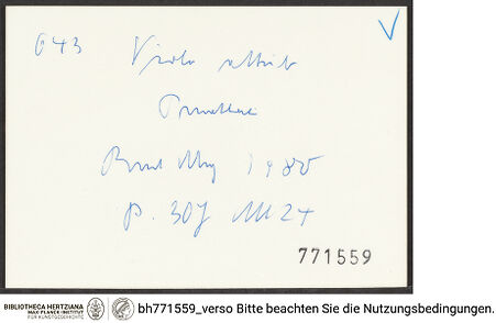 Rückseite von bh771559_recto