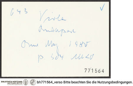 Rückseite von bh771564_recto