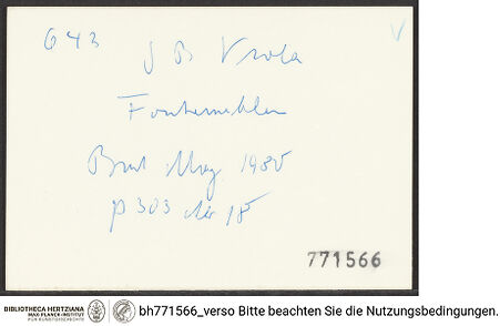 Rückseite von bh771566_recto