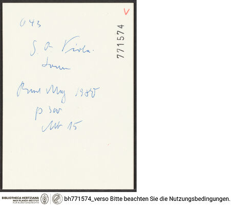 Rückseite von bh771574_recto