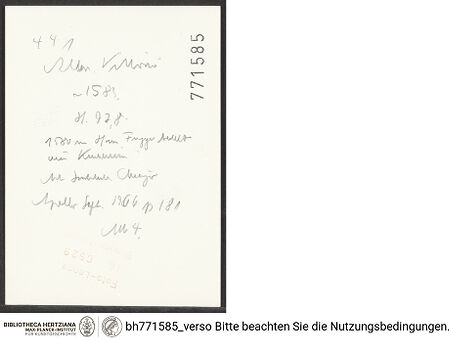 Rückseite von bh771585_recto